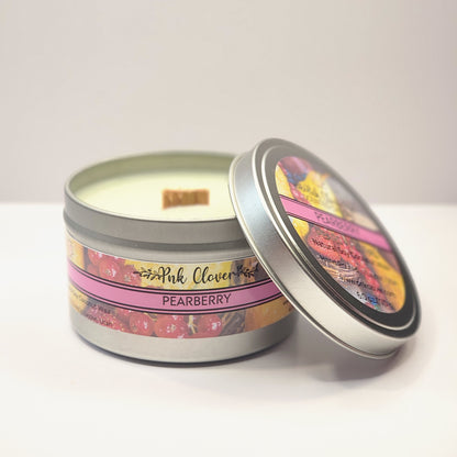 Pearberry - Candles by Pnk Clover | Pears + Floral Soy Coconut Candle | Refreshing Pearberry Aroma | Various Sizes