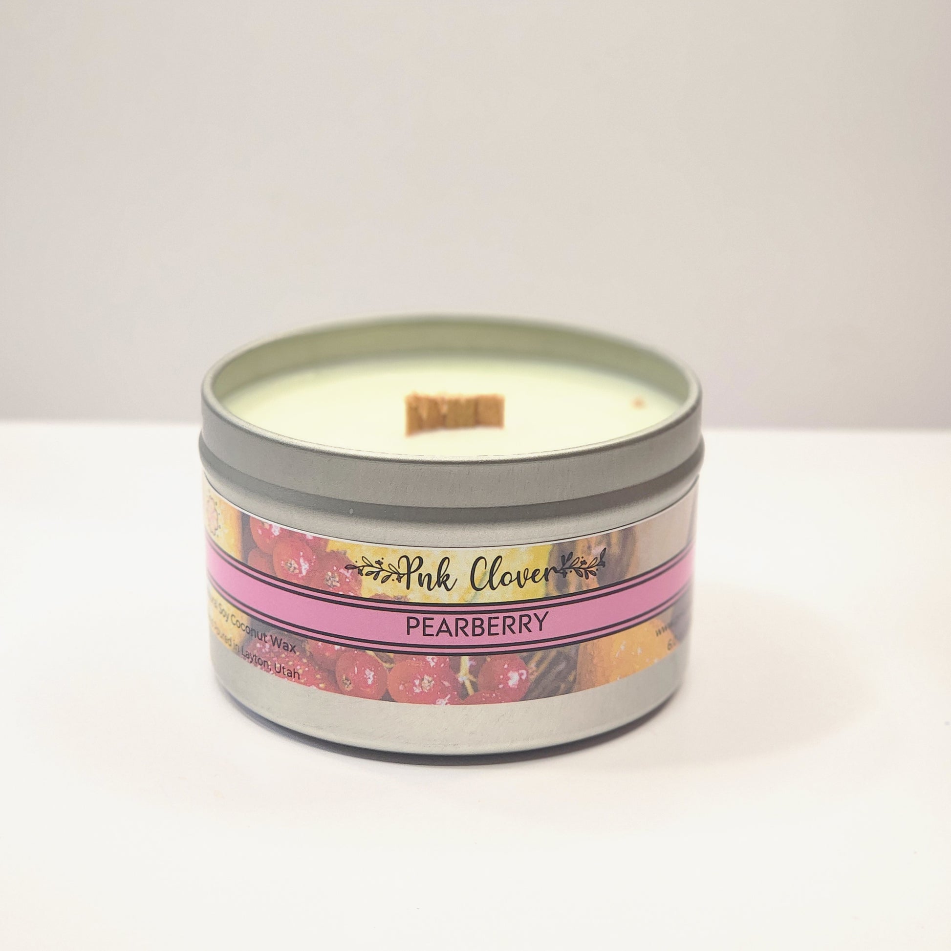 Pearberry - Candles by Pnk Clover | Pears + Floral Soy Coconut Candle | Refreshing Pearberry Aroma | Various Sizes