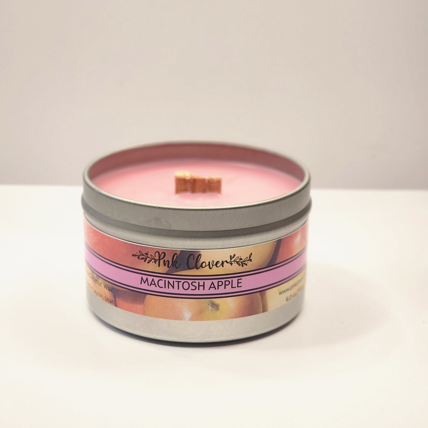 Macintosh Apple - Candles by Pnk Clover | Macintosh Apple Soy Coconut Wax Candle | Multiple Sizes