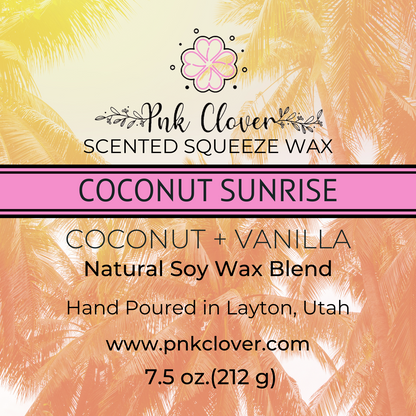 Scented Squeeze Wax - 7.5 oz. - Squeeze Wax by Pnk Clover | Available at Pnk Clover | Scented Soy Squeeze Wax - A Refreshing Scent for the Season