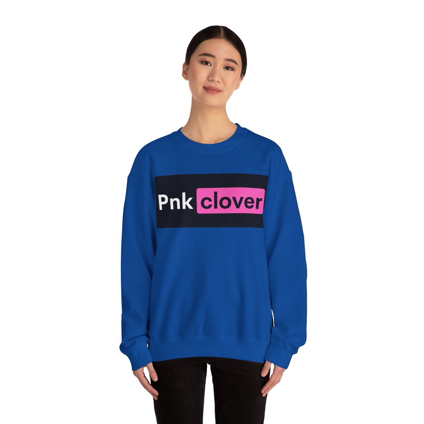 Pnk Clover Hub Style - Unisex Crewneck Sweatshirt Heavy Blend™ - Sweatshirt by Printify | Pnk Clover Hub Style - Unisex Crewneck Sweatshirt Heavy Blend™