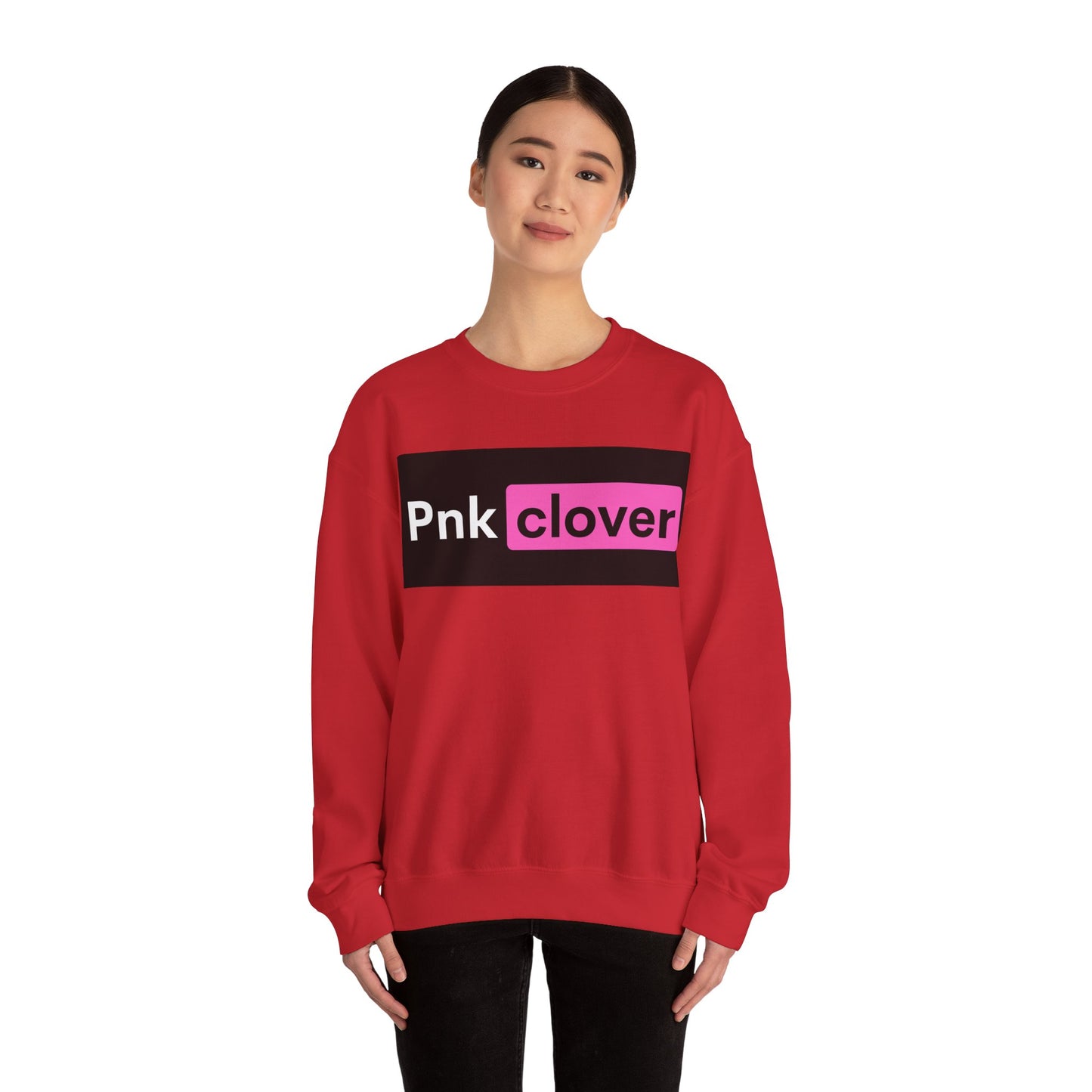 Pnk Clover Hub Style - Unisex Crewneck Sweatshirt Heavy Blend™ - Sweatshirt by Printify | Pnk Clover Hub Style - Unisex Crewneck Sweatshirt Heavy Blend™