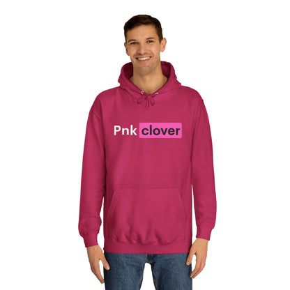 Pnk Clover P-Hub Unisex College Hoodie - Hoodie by Printify | Pnk Clover P-Hub Unisex College Hoodie