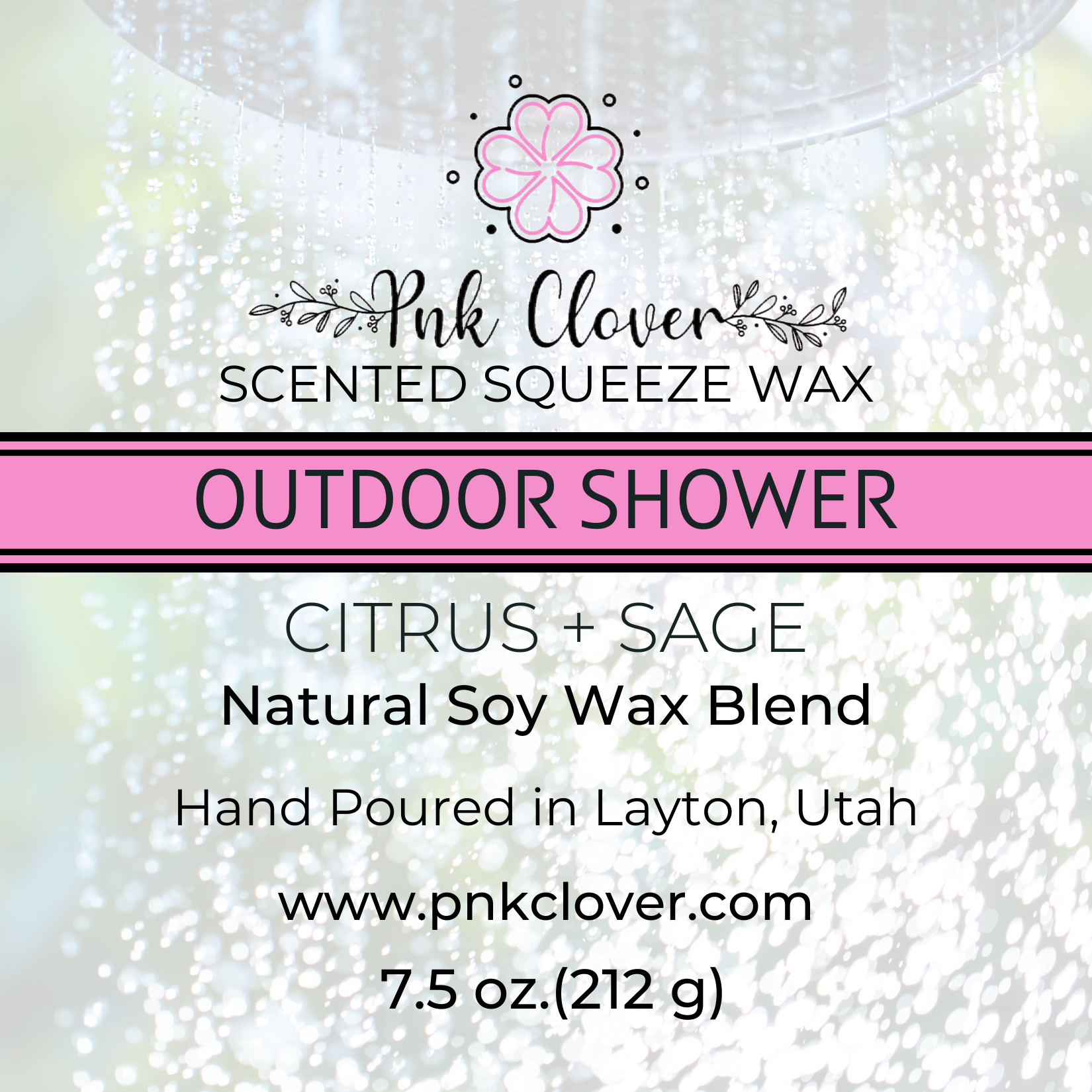 Scented Squeeze Wax - 7.5 oz. - Squeeze Wax by Pnk Clover | Scented Soy Squeeze Wax - A Refreshing Scent for the Season