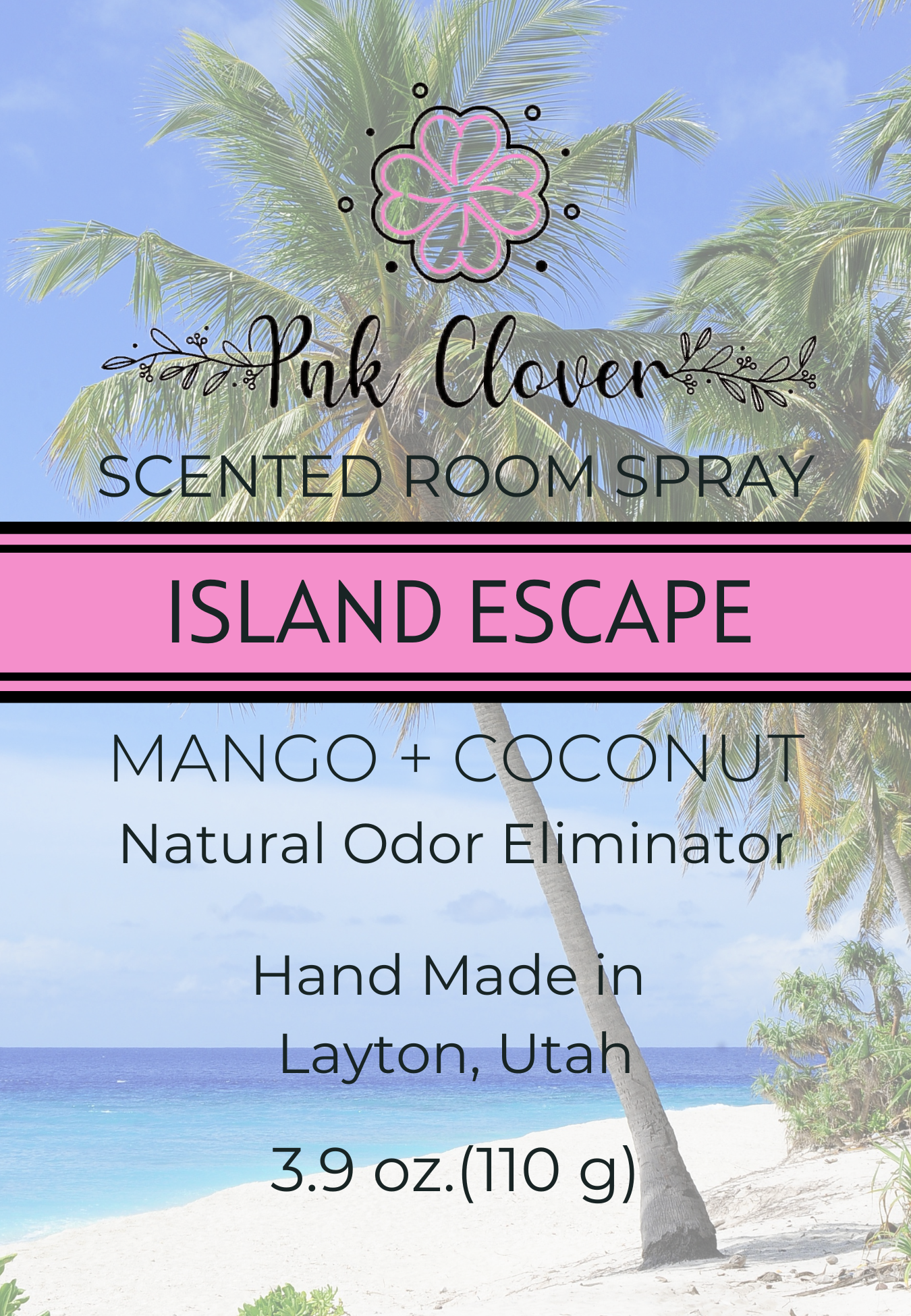 3.9 oz. Scented Room Spray - Room Spray by Pnk Clover | 3.9 oz. Scented Room Spray