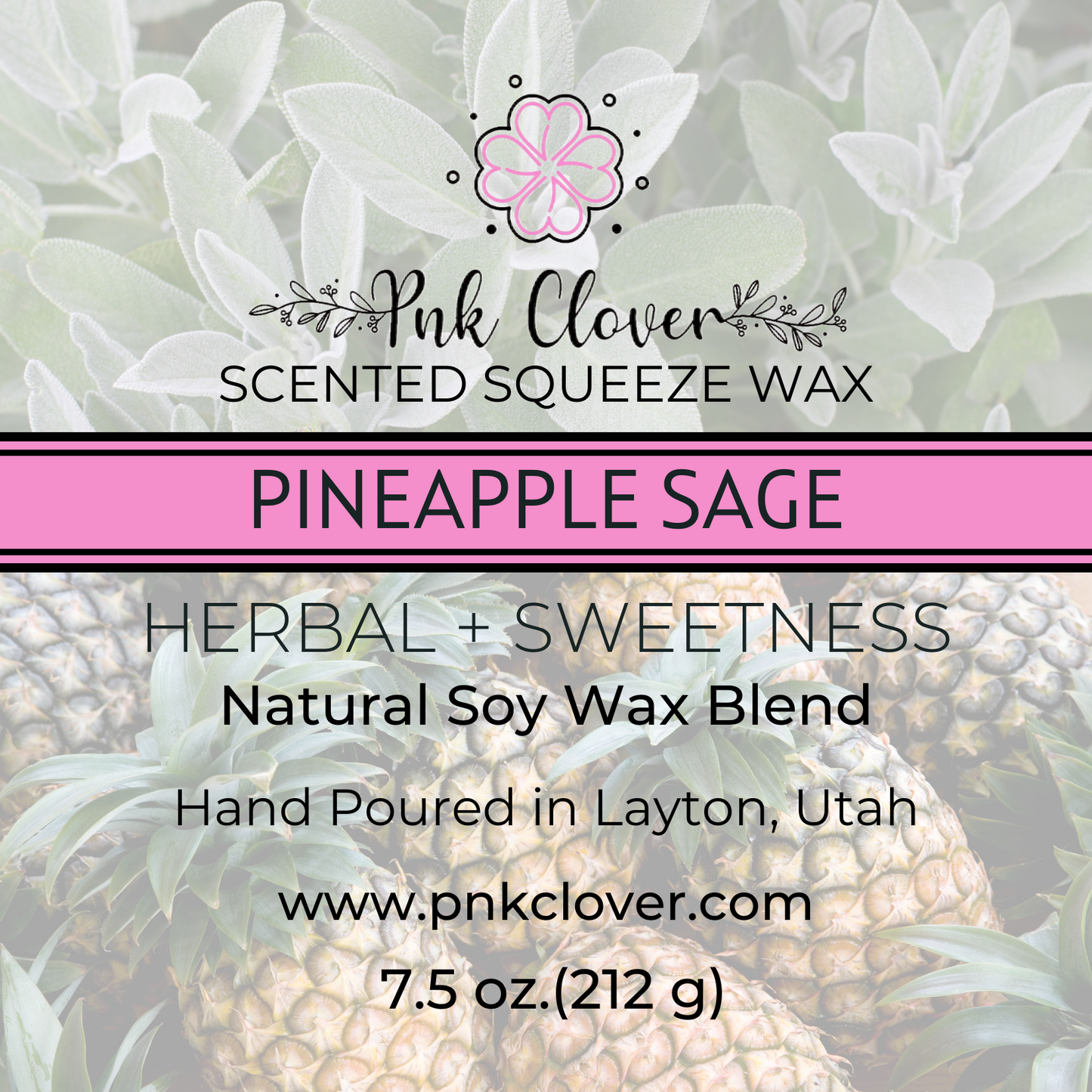 Scented Squeeze Wax - 7.5 oz. - Squeeze Wax by Pnk Clover | Scented Soy Squeeze Wax - A Refreshing Scent for the Season