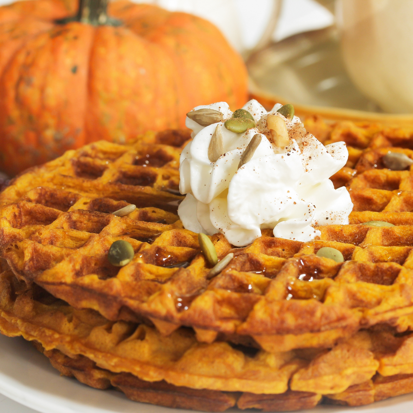 Pumpkin Pecan Waffle