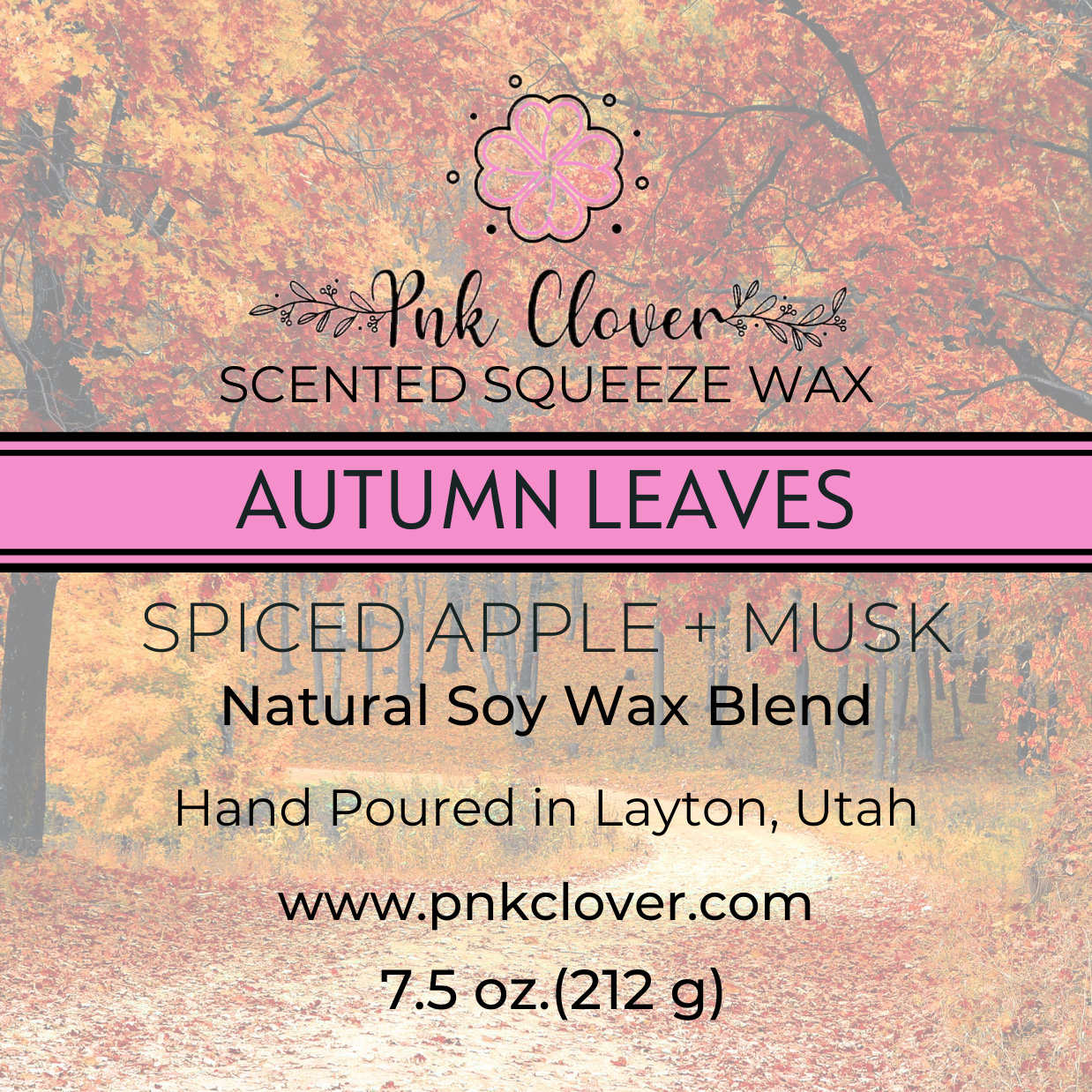 Autumn Leaves - Squeeze Wax by Pnk Clover | Autumn Leaves Squeeze Wax - A Refreshing Scent for the Season 