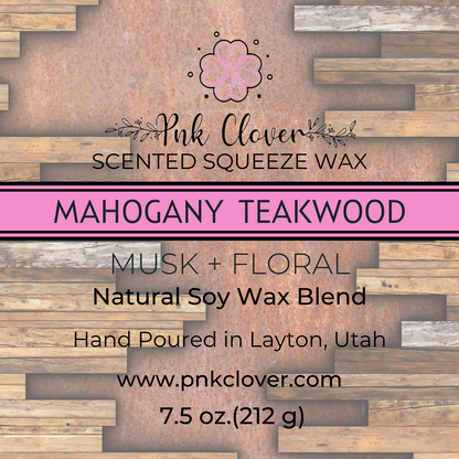 Scented Squeeze Wax - 7.5 oz. - Squeeze Wax by Pnk Clover | Scented Soy Squeeze Wax - A Refreshing Scent for the Season