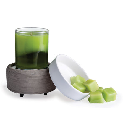 Grey Texture 2-In-1 Classic Fragrance Warmer