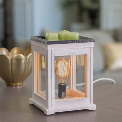 Weathered Wood Vintage Bulb Illumination Fragrance Warmer - Warmer by Candle Warmers Etc. | Weathered Wood Vintage Bulb Illumination Fragrance Warmer