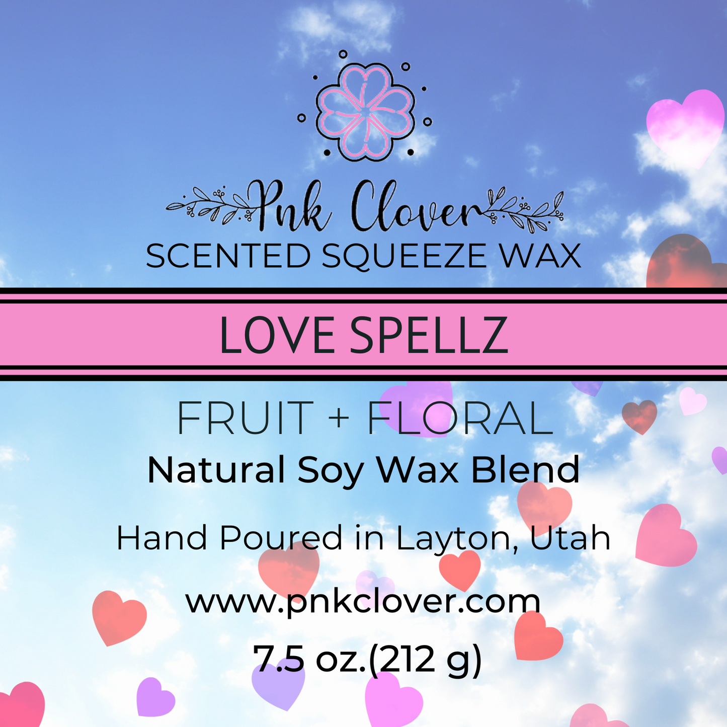 Love Spellz - Squeeze Wax by Pnk Clover | Love Spellz Squeeze Wax - A Refreshing Scent for the Season