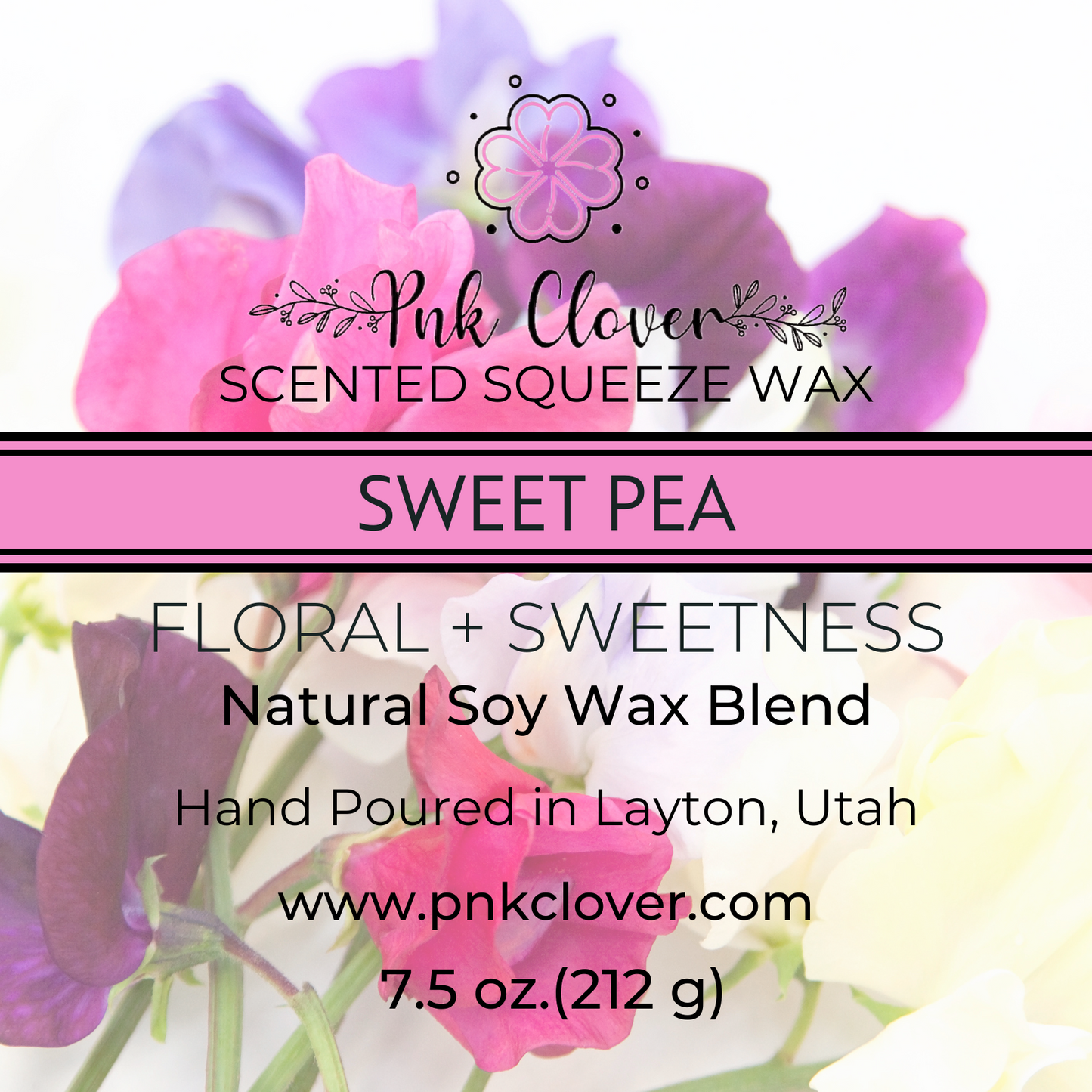 Scented Squeeze Wax - 7.5 oz. - Squeeze Wax by Pnk Clover | Scented Soy Squeeze Wax - A Refreshing Scent for the Season