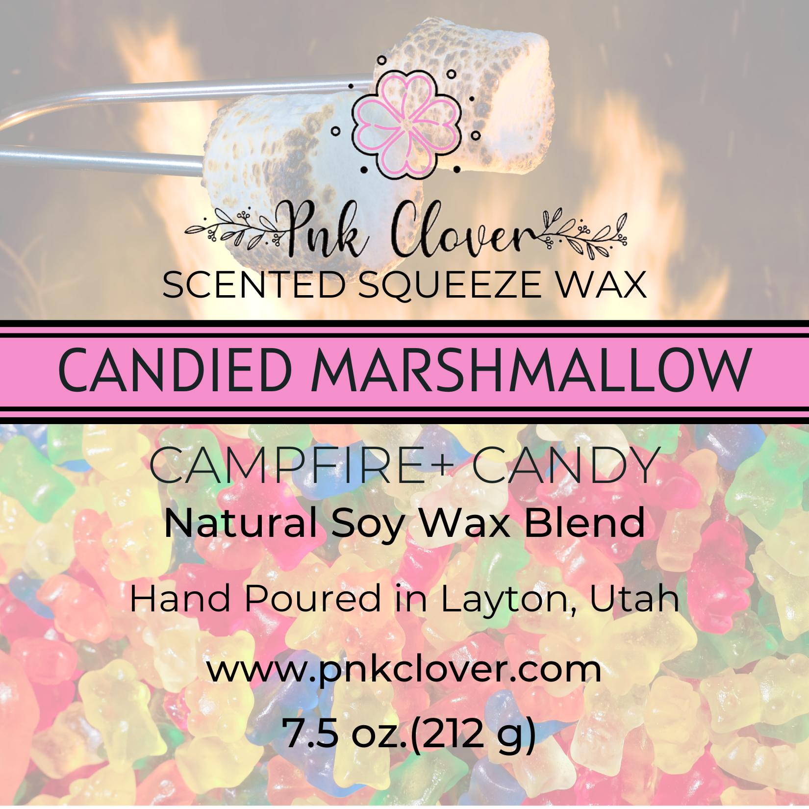 Scented Squeeze Wax - 7.5 oz. - Squeeze Wax by Pnk Clover | Scented Soy Squeeze Wax - A Refreshing Scent for the Season