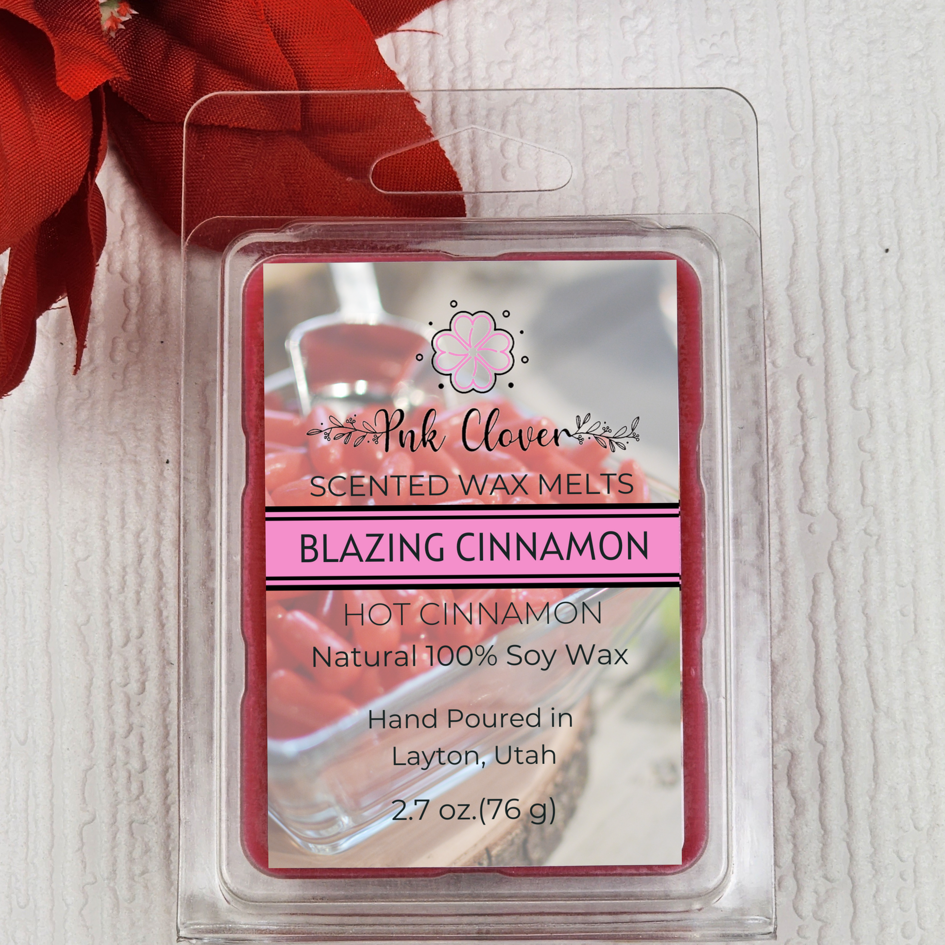 Blazing Cinnamon - Wax Melt by Pnk Clover | Fill Your Space with the Fragrance of Blazing Cinnamon - Wax Melt