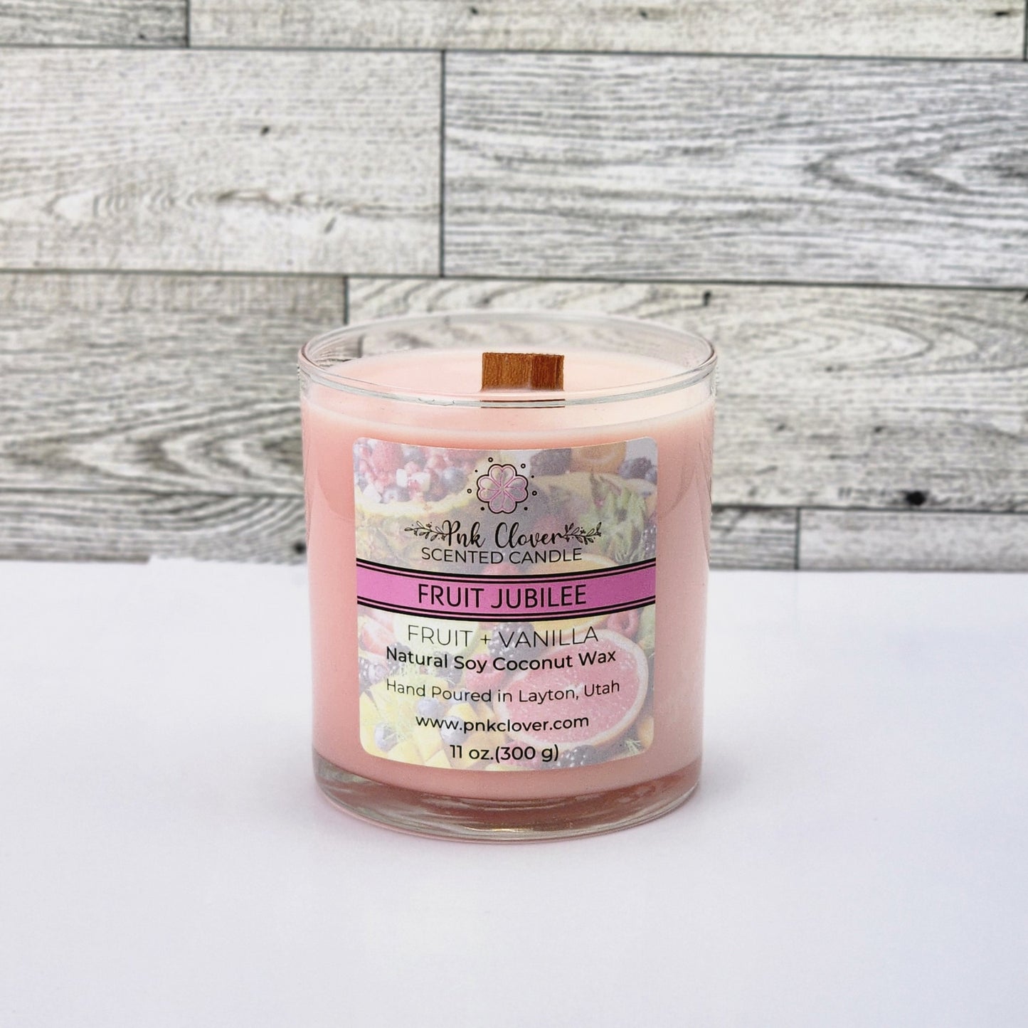 Fruit Jubilee - Candles by Pnk Clover | Fruit Jubilee Scented Candle | Sweet Aroma for Your Home - 11oz Soy Coconut Wax - Pnk Clover