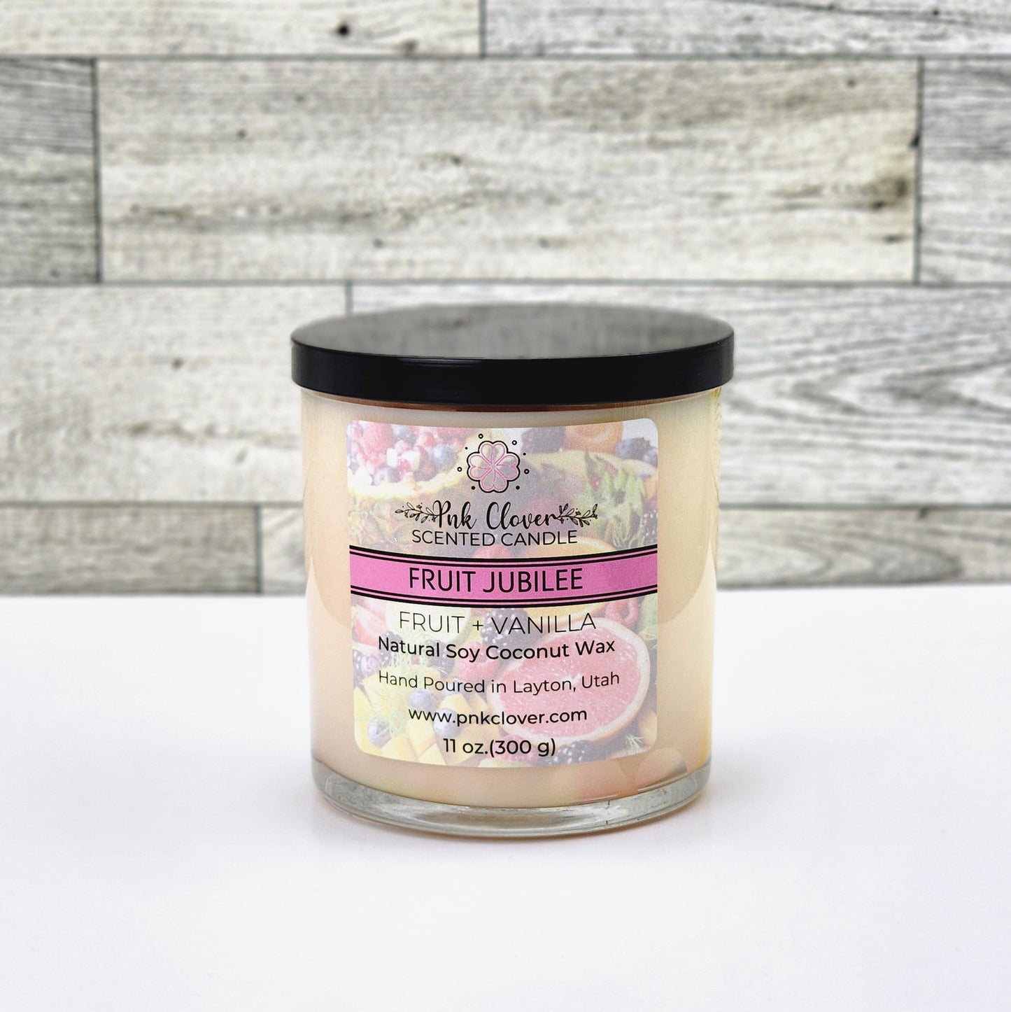 Fruit Jubilee - Candles by Pnk Clover | Fruit Jubilee Scented Candle | Sweet Aroma for Your Home - 11oz Soy Coconut Wax - Pnk Clover