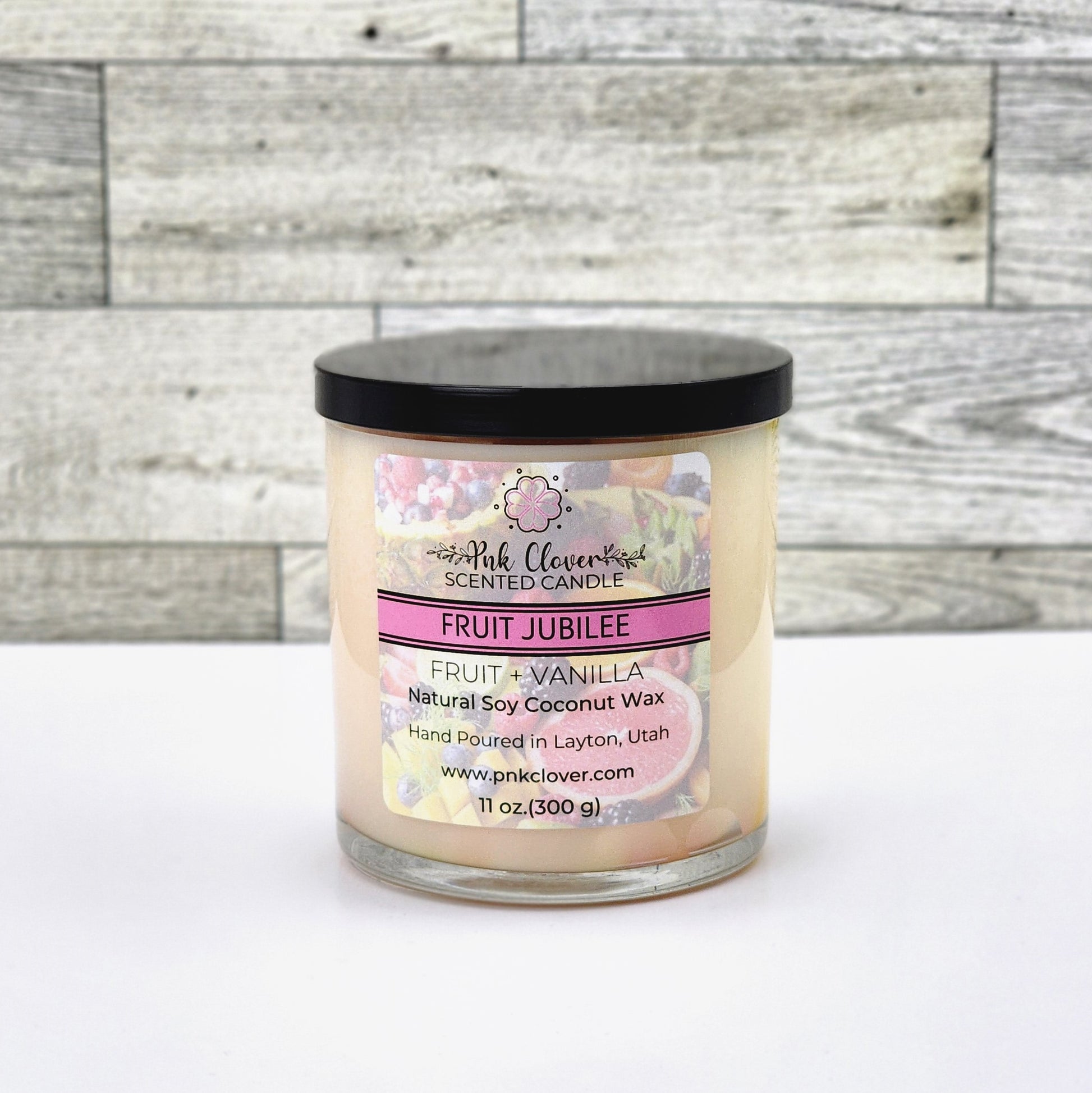 Fruit Jubilee - Candles by Pnk Clover | Fruit Jubilee Scented Candle | Sweet Aroma for Your Home - 11oz Soy Coconut Wax - Pnk Clover