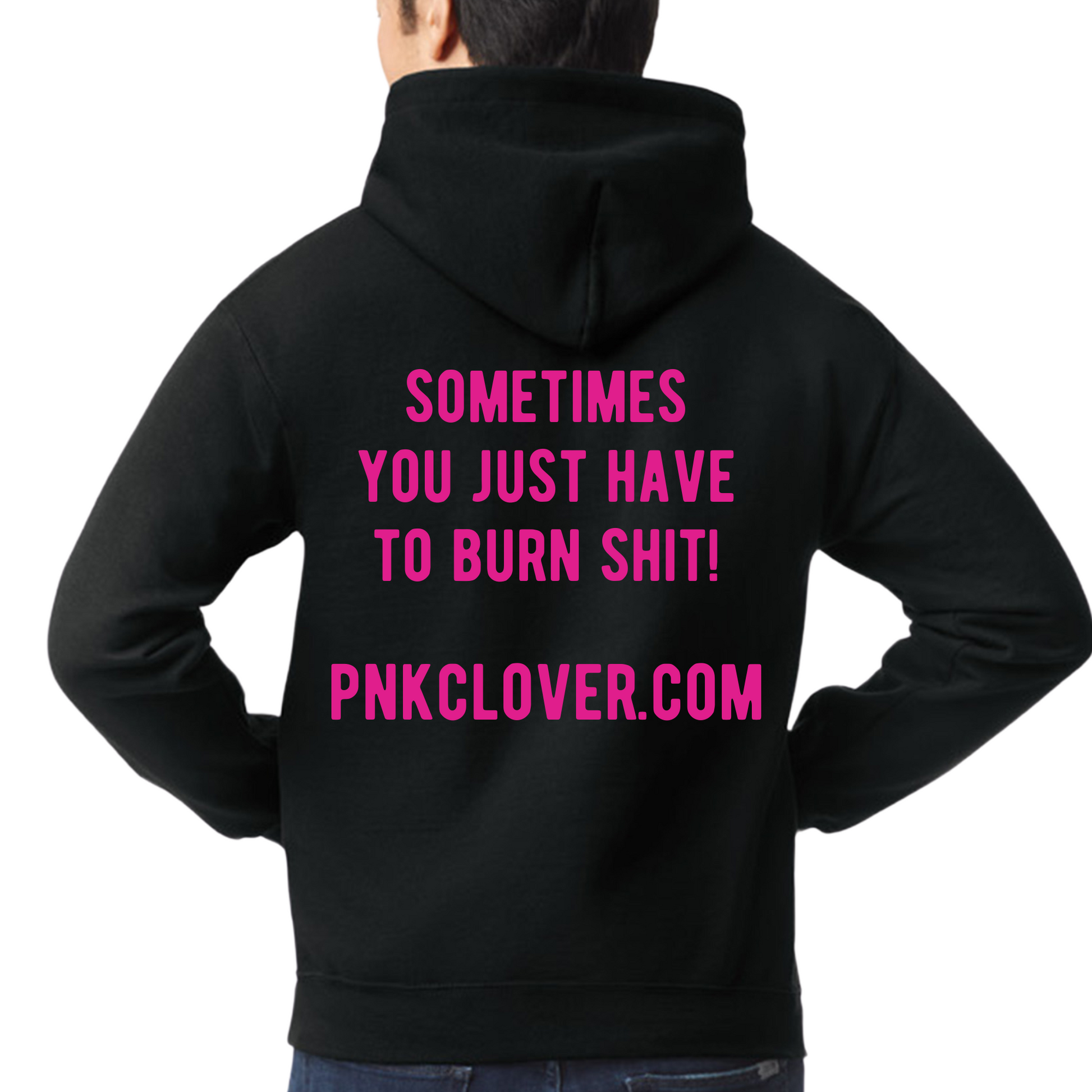 Pnk Clover Hoodie - Black - Funny - Hoodie by Pnk Clover | Pnk Clover Hoodie - Black - Funny