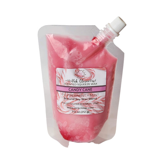 Candy Cane - Squeeze Wax by Pnk Clover | Experience the Festive Aroma of Candy Cane - Squeeze Wax