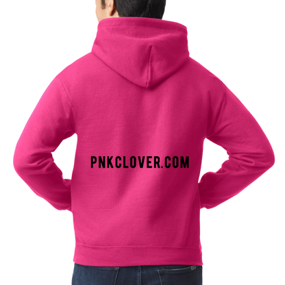 Pnk Clover Pink Hoodie - Hoodie by Pnk Clover | Pnk Clover Pink Hoodie