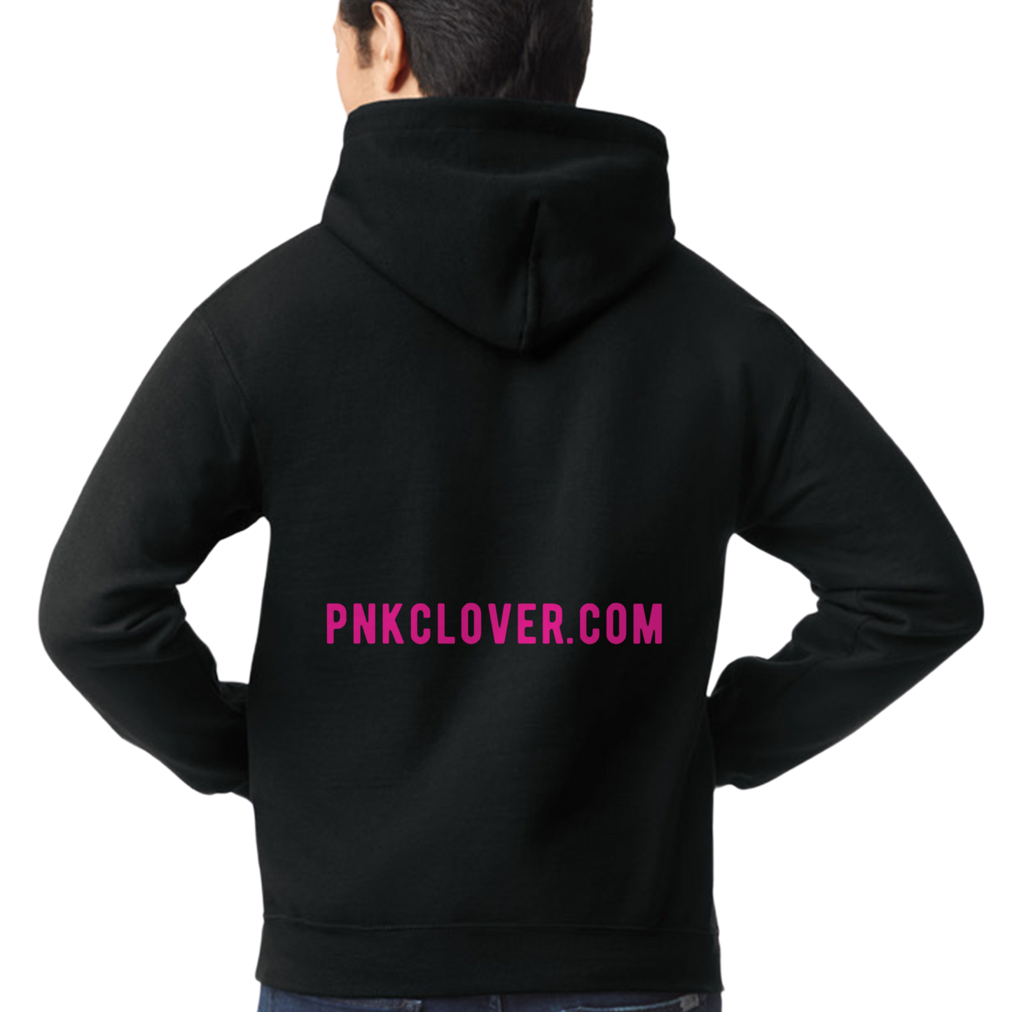 Pnk Clover Black Hoodie - Hoodie by Pnk Clover | Pnk Clover Black Hoodie