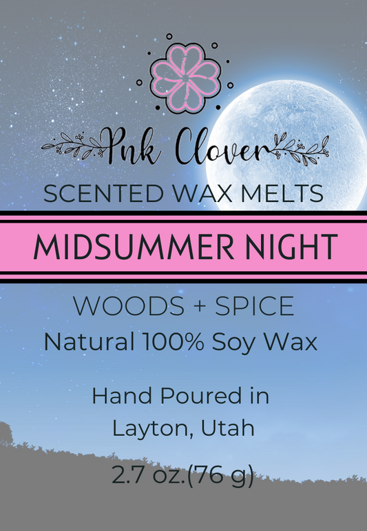 Midsummer Night - Wax Melt by Pnk Clover | Experience the Magic of Summer Moon - Scented Wax Melt