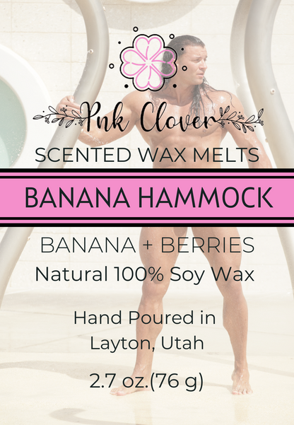 Banana Hammock - Wax Melt by Pnk Clover | Get a Taste of the Tropics with Banana Hammock - Wax Melt