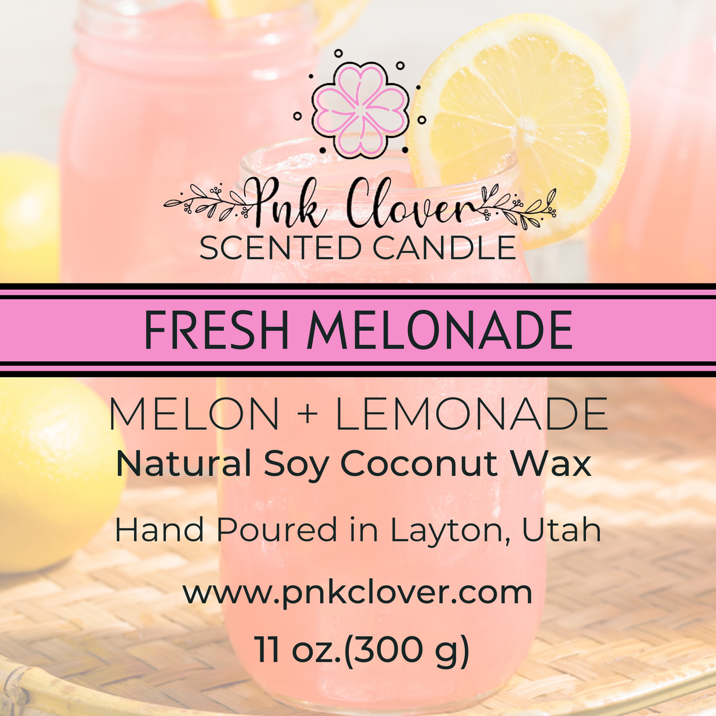 Fresh Melonade - Candles by Pnk Clover | Fresh Melonade