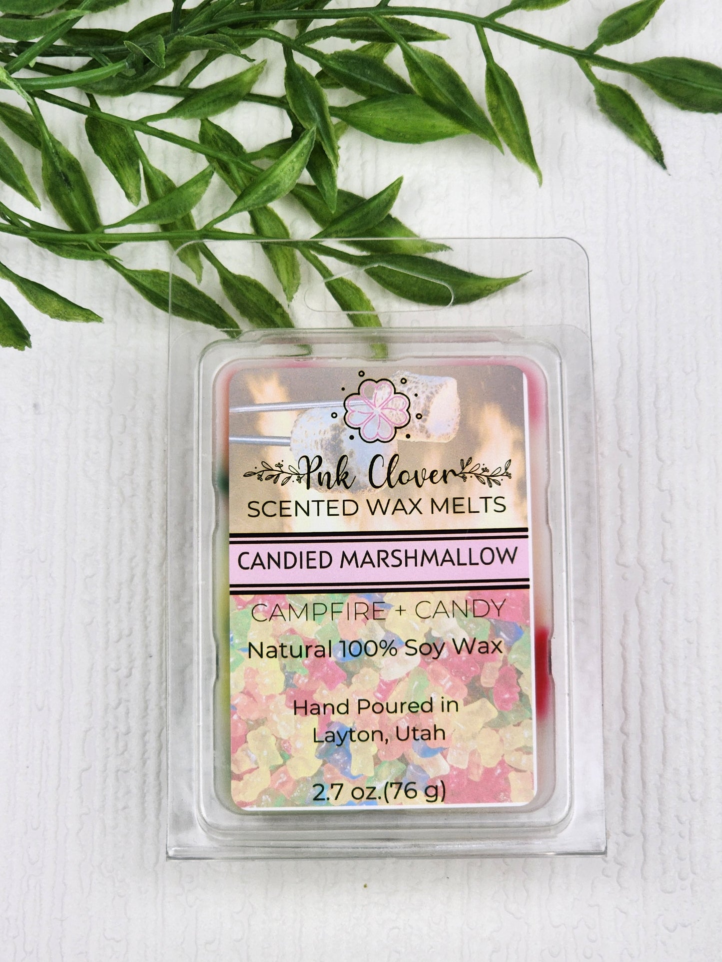 Candied Marshmallow - Wax Melt by Pnk Clover | Satisfy Your Sweet Tooth with Candied Marshmallow - Wax Melt