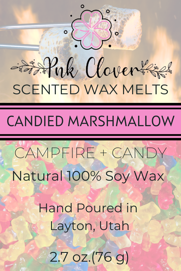 Candied Marshmallow - Wax Melt by Pnk Clover | Satisfy Your Sweet Tooth with Candied Marshmallow - Wax Melt