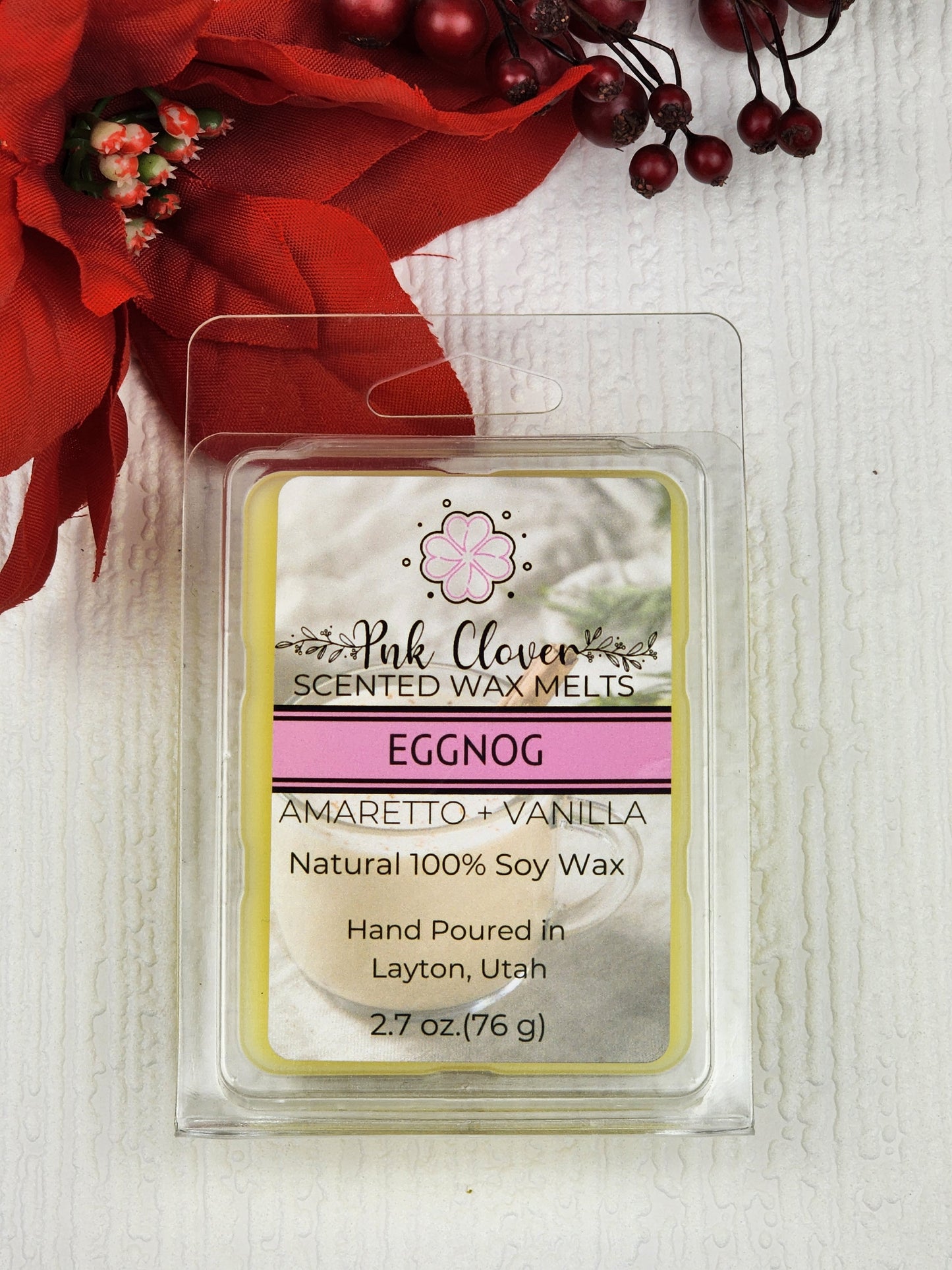 Eggnog - Wax Melt by Pnk Clover | Celebrate the Holidays with Our Eggnog Wax Melt 