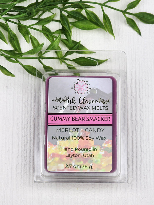 Gummy Bear Smacker - Wax Melt by Pnk Clover | Add a Fun Twist to Your Space with Gummy Bear Smacker Soy Wax Melt
