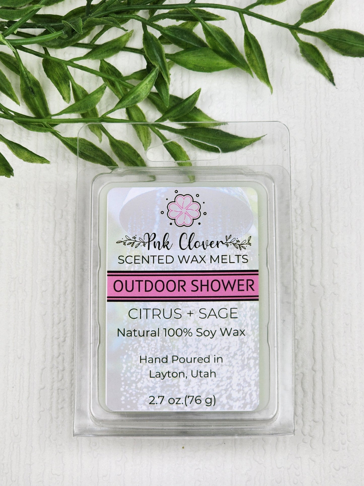 Outdoor Shower - Wax Melt by Pnk Clover | Outdoor Shower Wax Wax Melt - Breathe in the Fresh Outdoors with Our Wax Melts