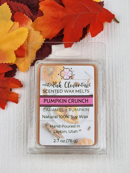 Pumpkin Crunch - Wax Melt by Pnk Clover | Pumpkin Crunch 11oz - Our Pumpkin Crunch Soy Coconut Candle is the Perfect Fall Treat