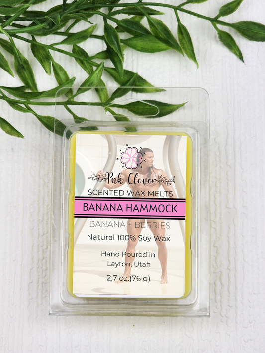 Banana Hammock - Wax Melt by Pnk Clover | Get a Taste of the Tropics with Banana Hammock - Wax Melt