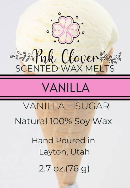 Vanilla - Wax Melt by Pnk Clover | Get Cozy with Our Vanilla Soy Wax Melt 